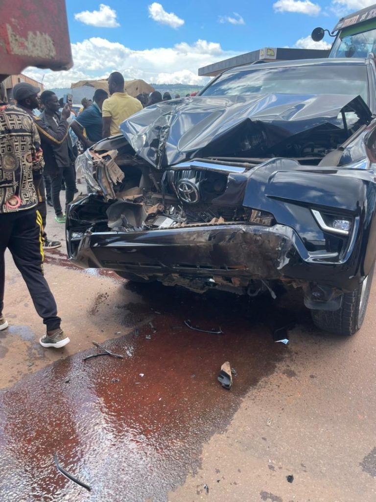 Depite Dr Habineza yakoze impanuka