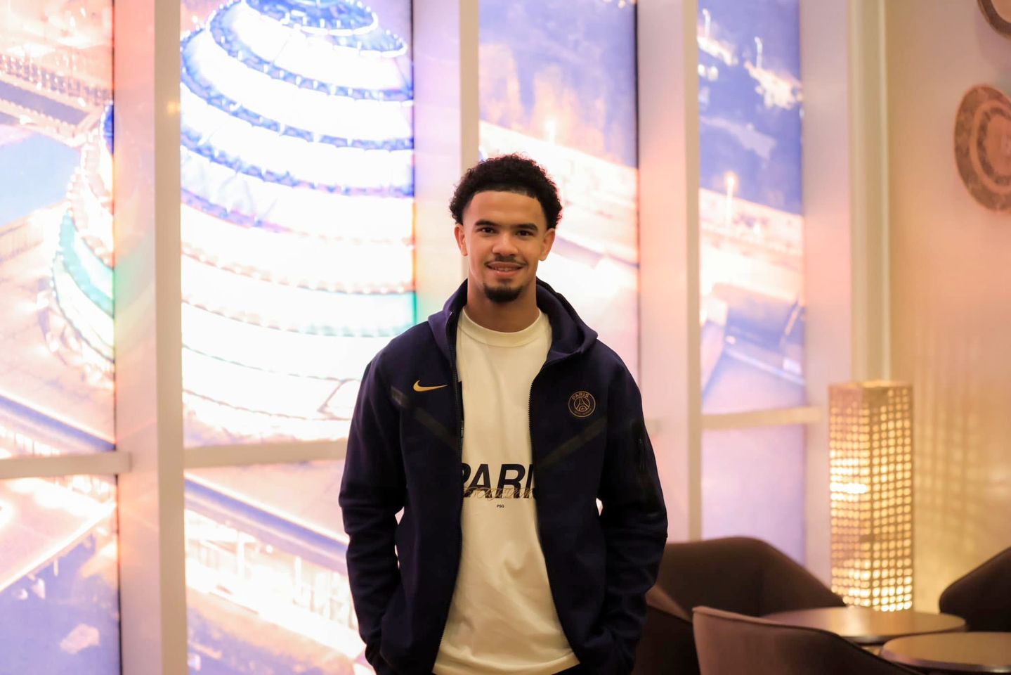 Warren Zaïre-Emery ukinira Paris Saint Germain yageze mu Rwanda