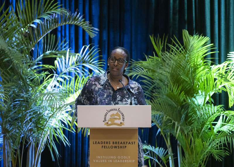 Twishimira ko amahoro yagarutse mu mutima w’Afurika – Jeannette Kagame
