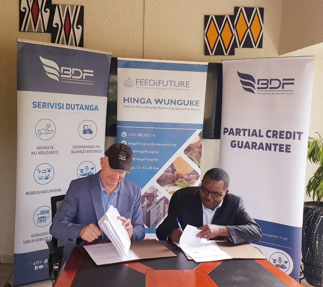 BDF yasinye amasezerano ya miliyari 25 Frw yo gushora mu buhinzi