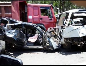 Kamonyi: Impanuka ebyiri zahitanye abantu batandatu