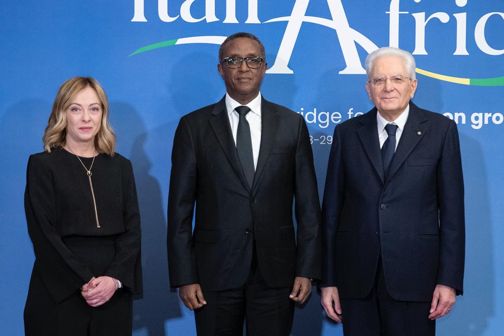 Dr. Biruta yahagarariye Perezida Kagame mu Nama ihuza u Butaliyani n’Afurika 