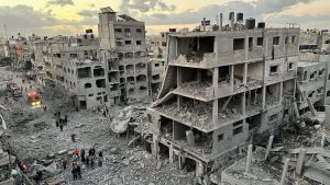 Gaza iracyamishwaho ibisasu, Isiraheli imbere y’urukiko mpuzamahanga