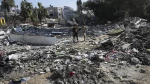 Isiraheli ikomeje kumisha ibisasu kuri Gaza byanahitanye abantu 5