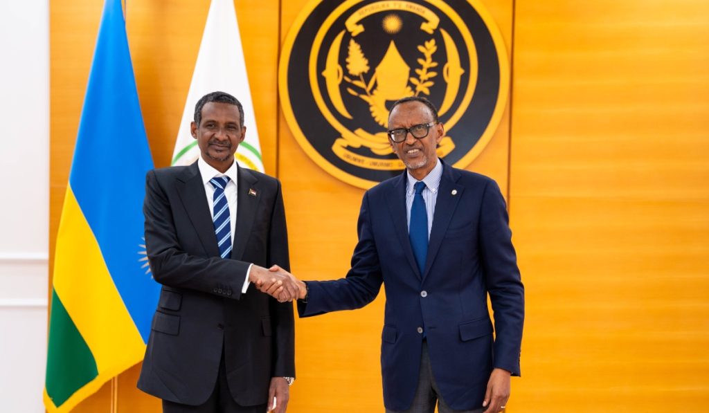 Perezida Kagame yakiriye Gen. Daglo uyobora RSF muri Sudani