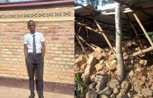 Nyamasheke: Inzu y’umugabo wiga mu yisumbuye yasenywe n’imvura
