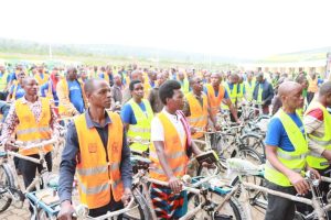 Bugesera: Abakuru b’Imidugudu 566 bahawe amagare azafasha mu kunoza serivisi