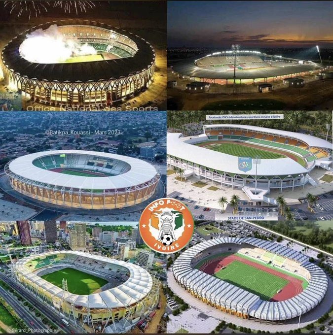 Ibyo wamenya kuri stade esheshatu zizakinirwaho Igikombe cy’Afurika cya 2023