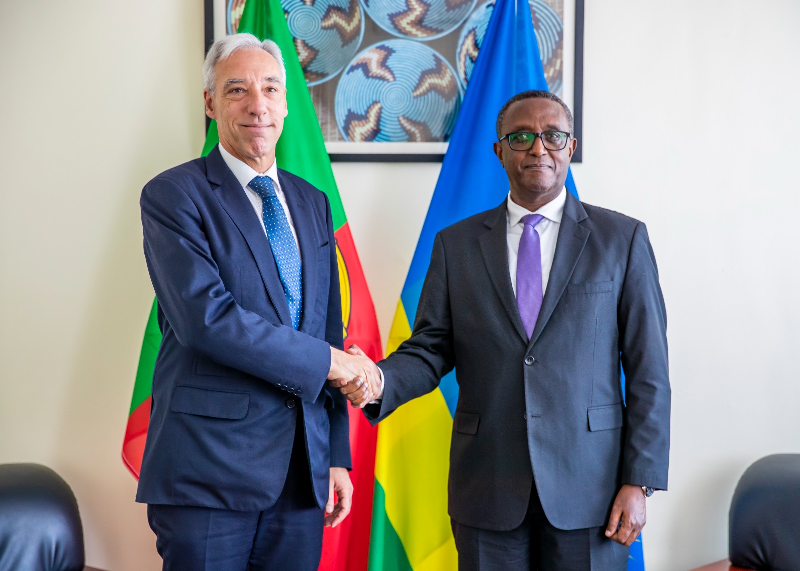 Intumwa ya Portugal yatangiye uruzinduko rw’iminsi 2 mu Rwanda 