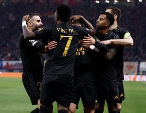 Champions League: Real Madrid na Man City zatsinze imikino ibanza ya 1/8
