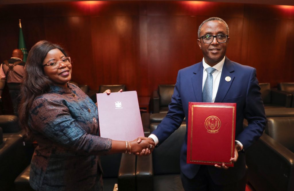 U Rwanda na Namibia byasinyanye amasezerano y’ubutwererane