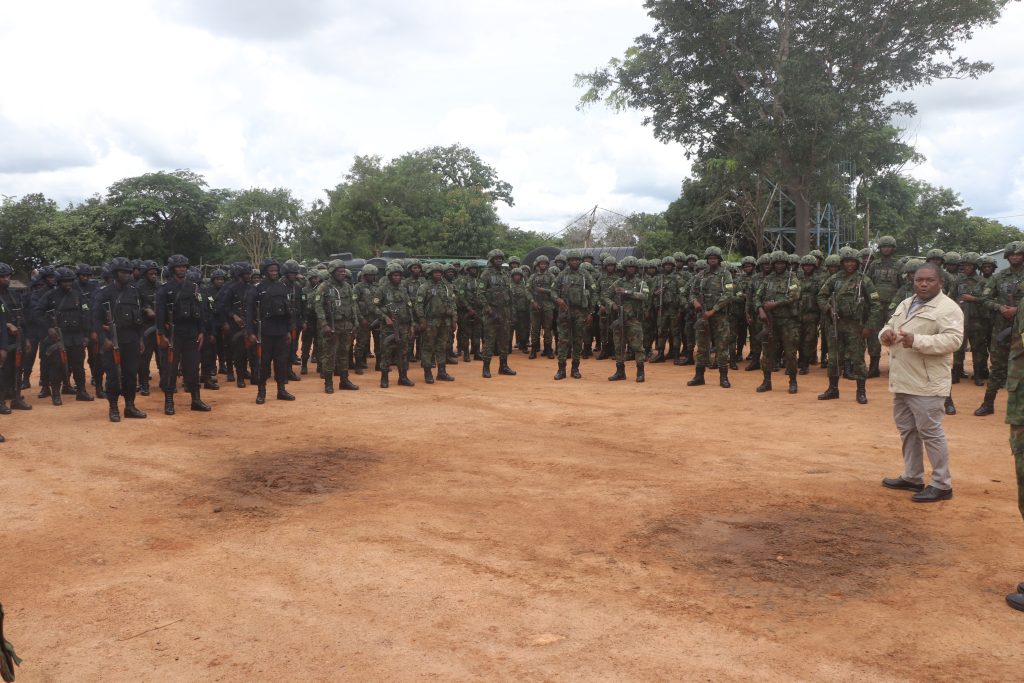 Mozambique: Perezida Nyusi yasuye inzego z’umutekano z’u Rwanda