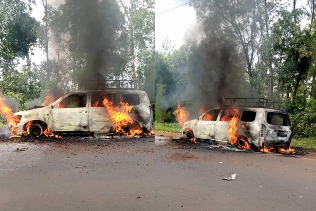 Rusizi: Imodoka y’Abanyekongo yerekezaga i Bukavu yahiye abaturage baratabara