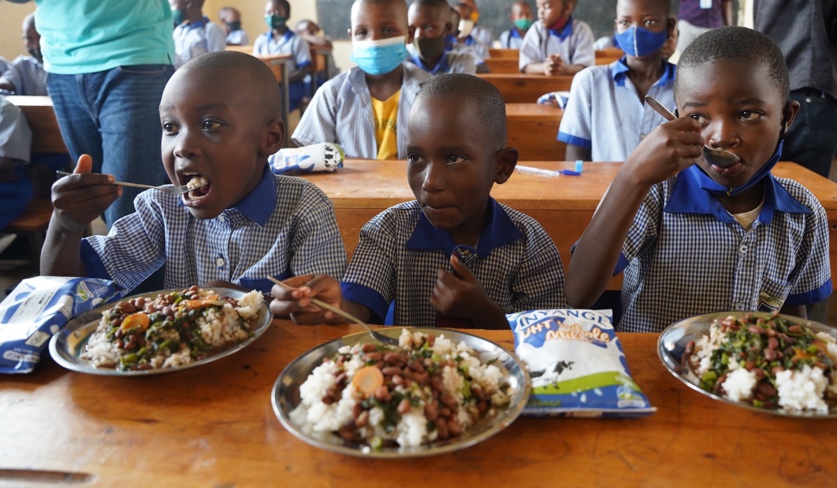Miliyari 90 Frw yagenewe kugaburira abana ku mashuri