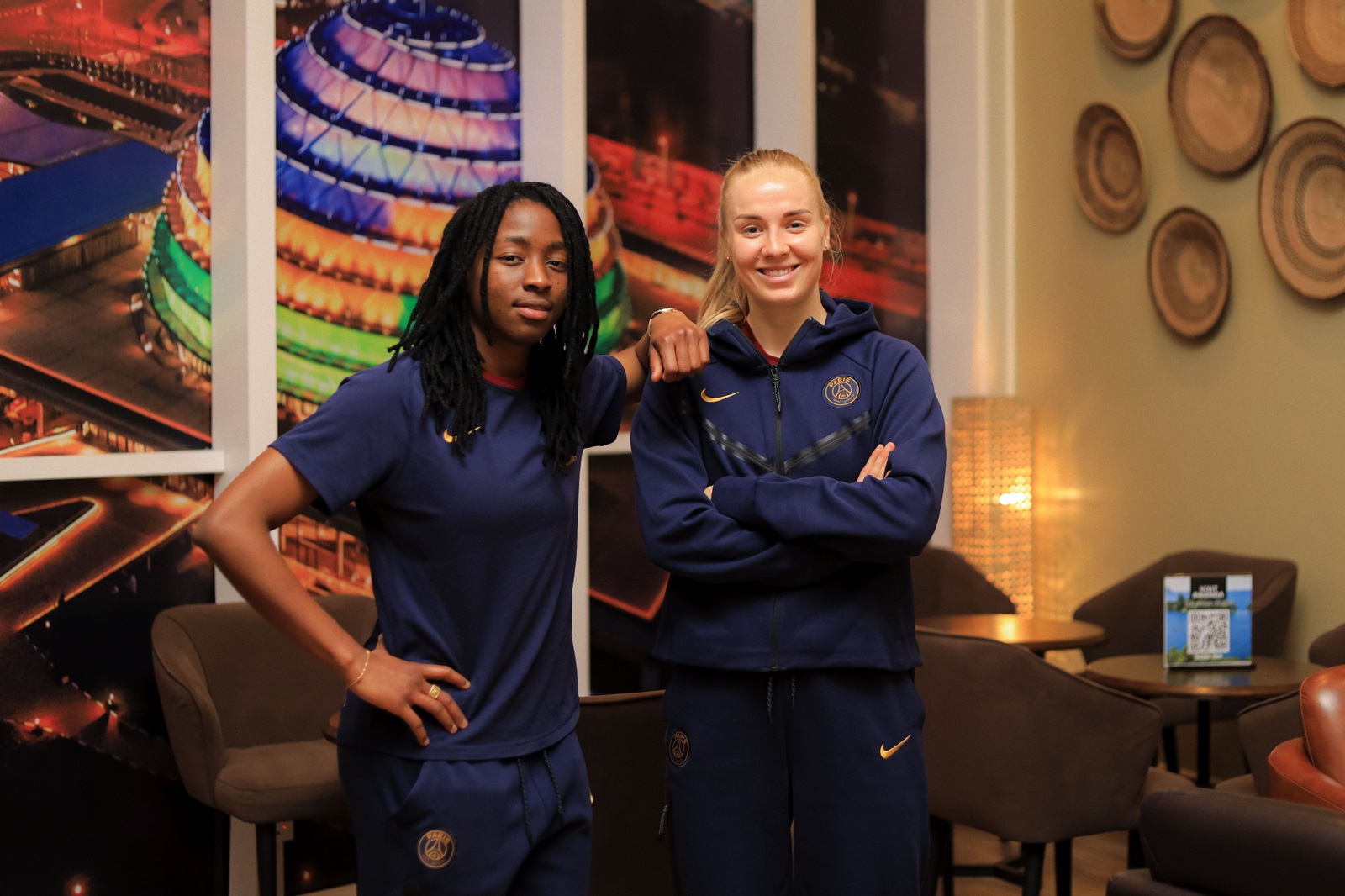 Abakinnyi b’Ikipe y’abagore ya Paris Saint-Germain basuye u Rwanda