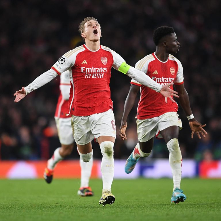 UEFA Champions League: Nyuma y’imyaka 14 Arsenal yongeye kugera muri 1/4&nbsp;