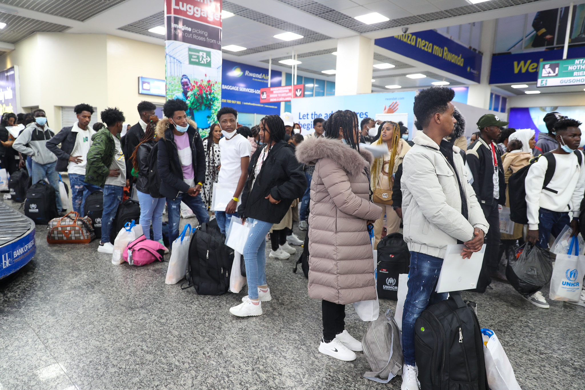 U Rwanda rwakiriye abimukira n’abasaba ubuhungiro 92 bavuye muri Libya 