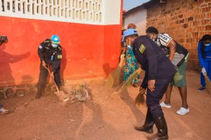 Centrafrique: Abapolisi b’u Rwanda bifatanyije n’abaturage mu Muganda