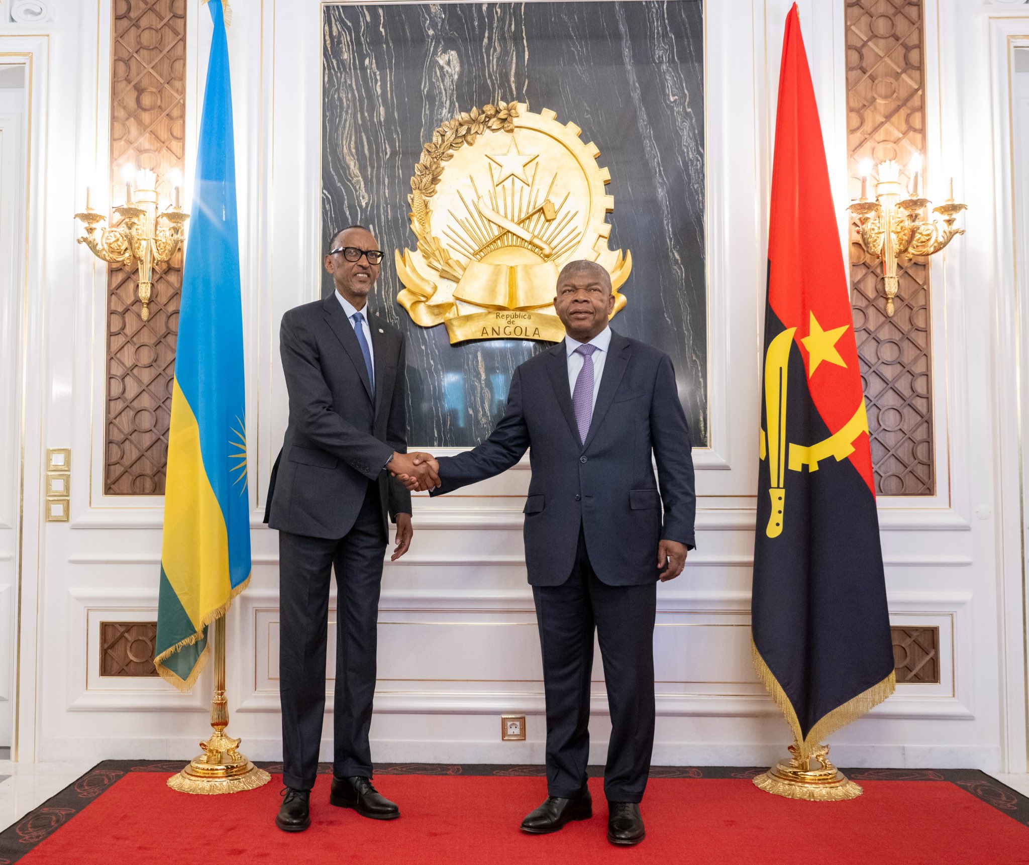 Perezida Kagame mu ruzinduko rw’umunsi umwe muri Angola