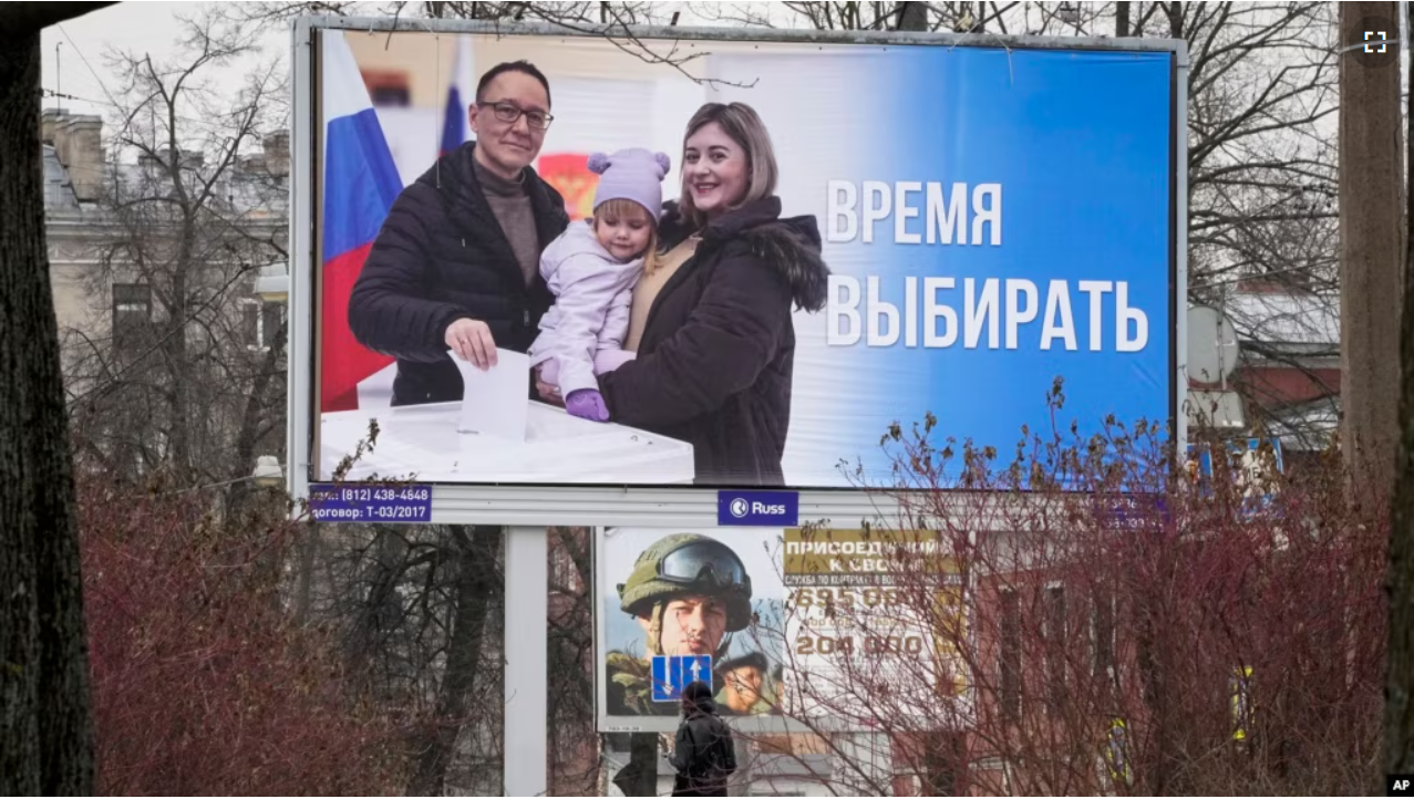 U Burusiya bwatangiye amatora Ukraine yongera ibitero