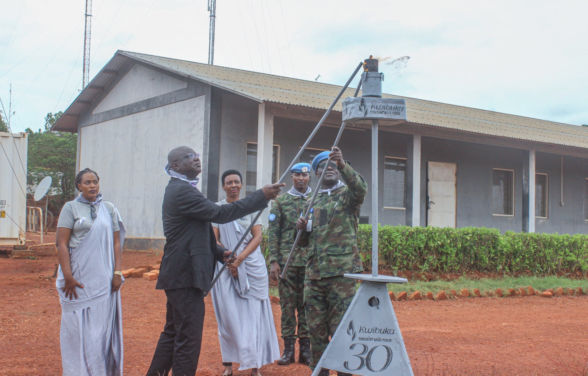 Bangui: Ingabo z’u Rwanda zibutse Jenoside yakorewe Abatutsi mu 1994