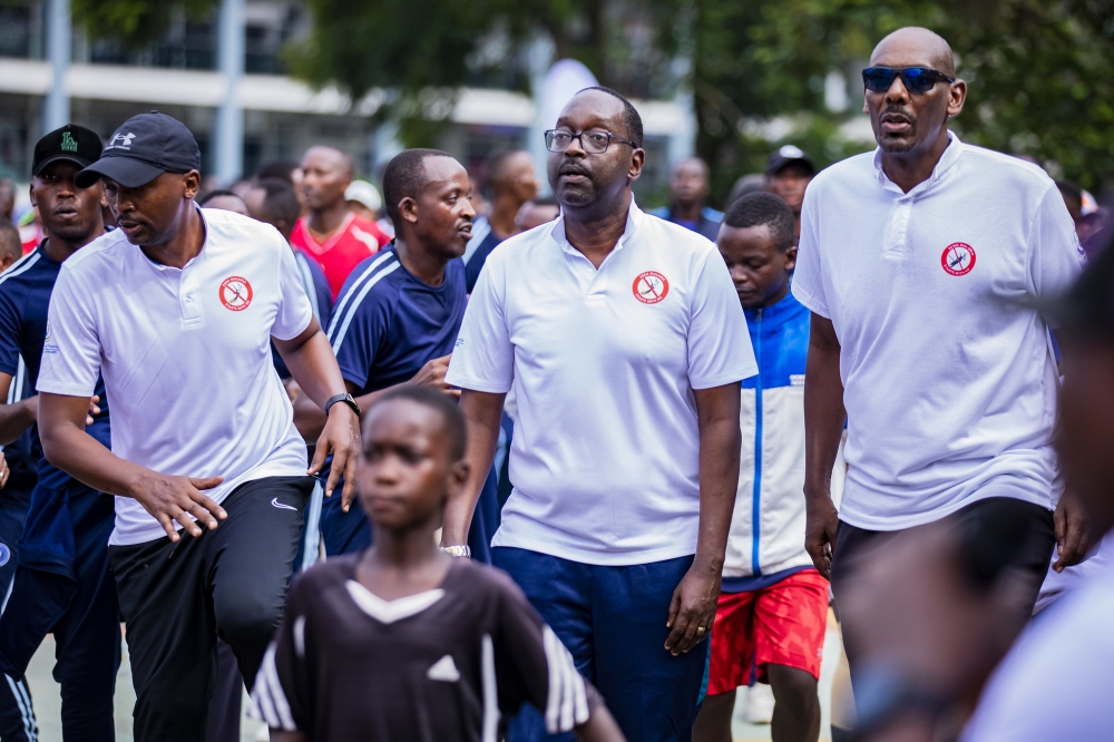 Kigali: Dr. Ngamije mu bitabiriye siporo rusange yahariwe kurwanya Malariya