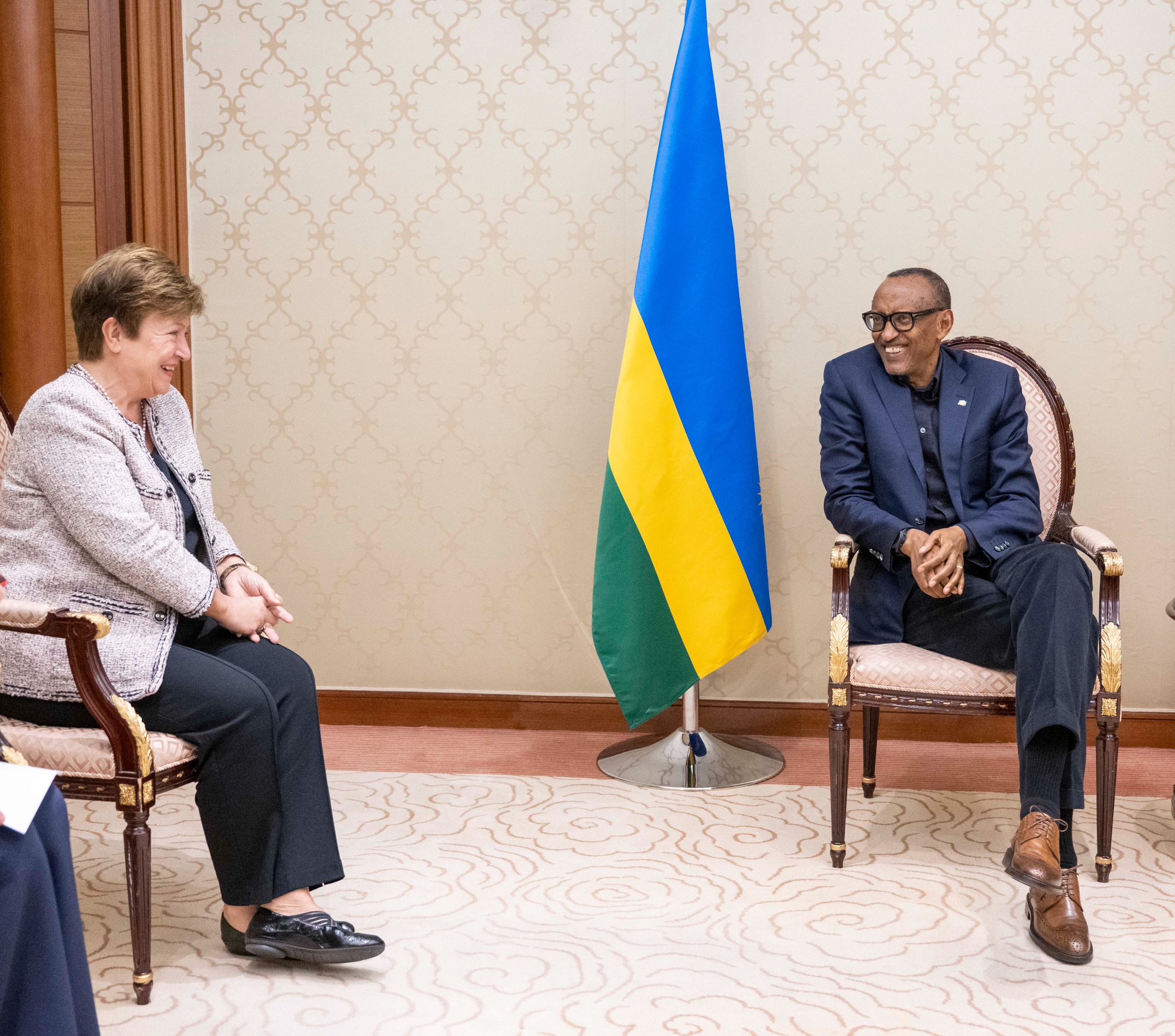 Perezida Kagame n’Umuyobozi wa IMF baganiriye ku bufatanye
