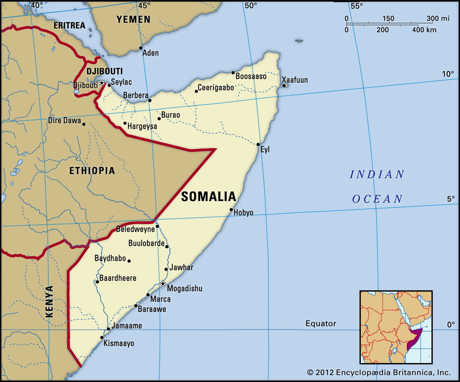 Ambasaderi wa Ethiopia yirukanwe muri Somalia