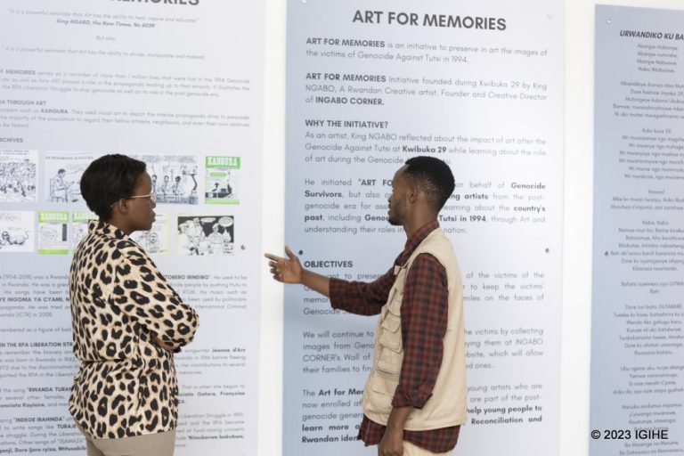 Uko ubugeni mu gushushanya bwifashishwa mu komora ibikomere byatewe na Jenoside