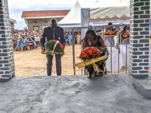 Nyamasheke: Uwiciwe kwa se wa batisimu muri Jenoside yashyinguwe mu cyubahiro