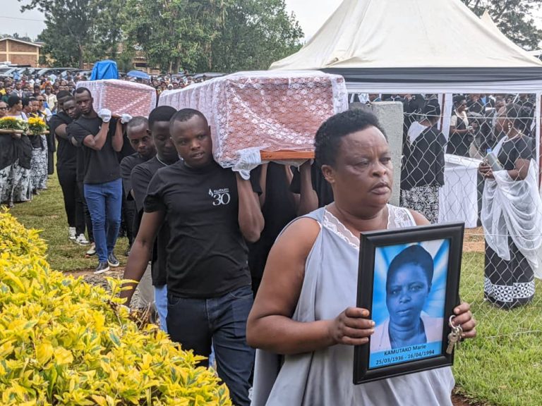 Nyamasheke: Imibiri yabonetse hakorwa ubwubatsi yashyinguwe mu cyubahiro