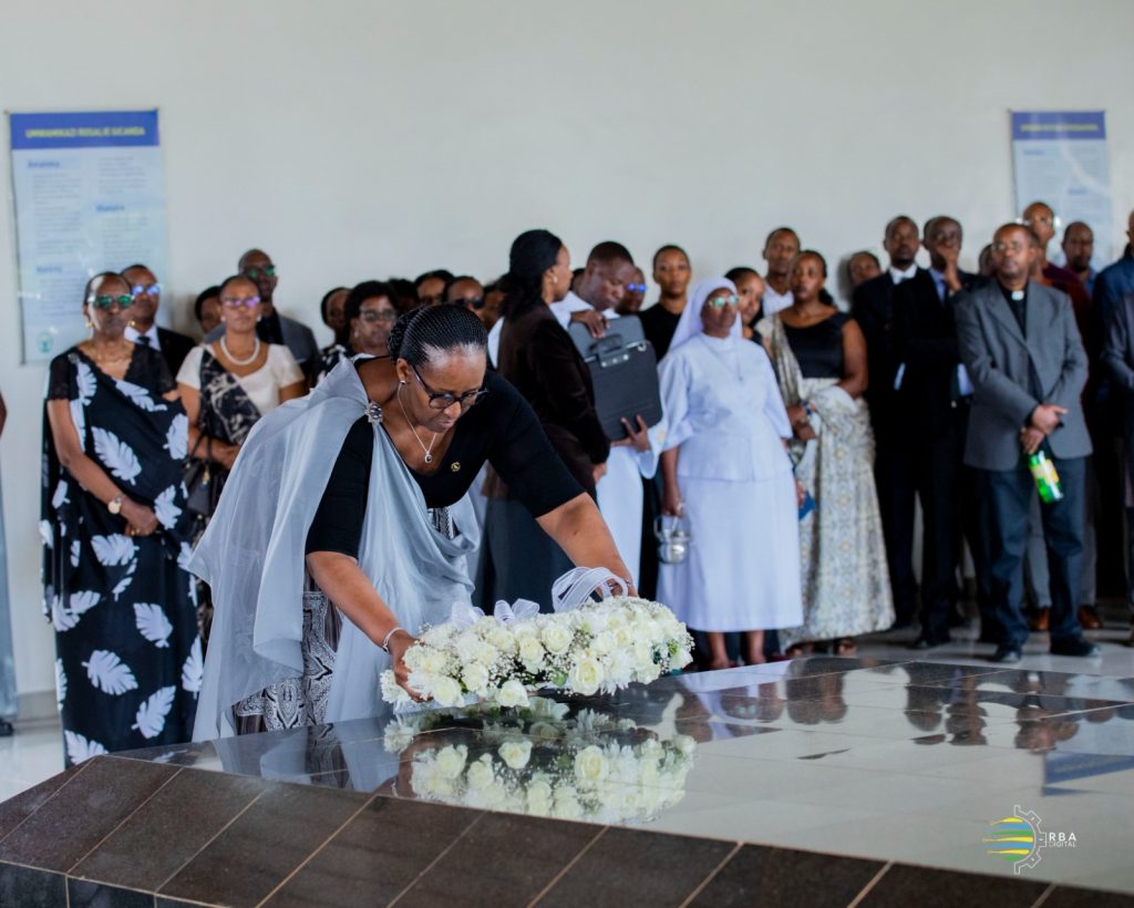 Madamu Jeannette Kagame yifatanyije n’Abanyarwanda kwibuka Umwamikazi Rosalie Gicanda