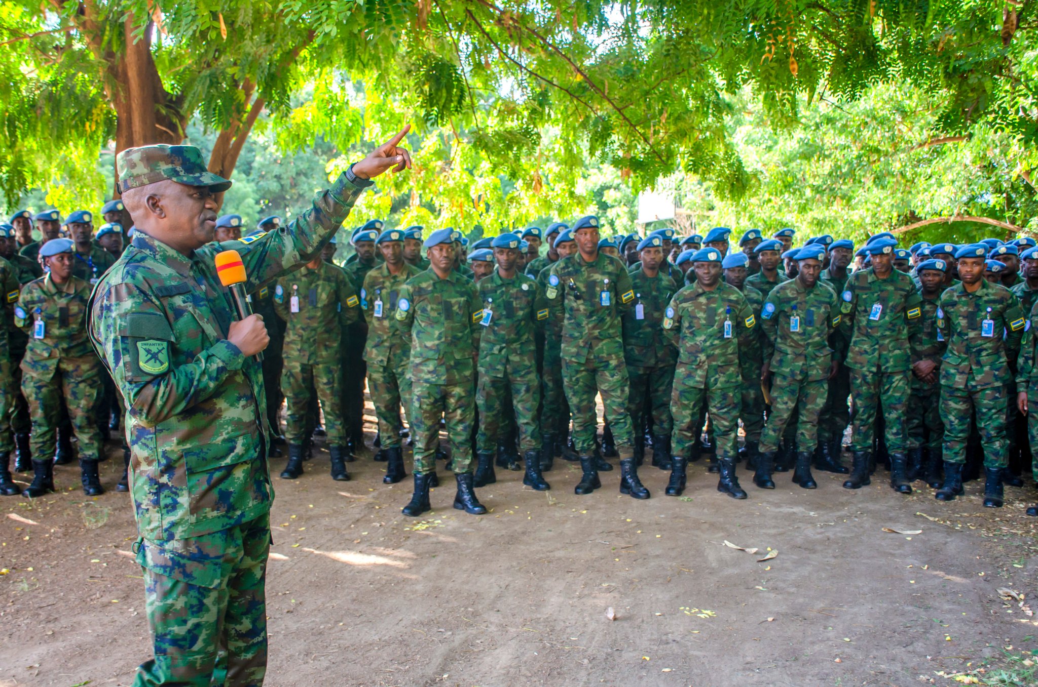 Maj. Gen. Nyakarundi yashyikirije Ingabo z’u Rwanda muri UNMISS ubutumwa bwa Perezida Kagame 