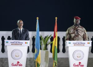 Perezida Kagame ategerejwe mu ruzinduko rw’akazi muri Guinea
