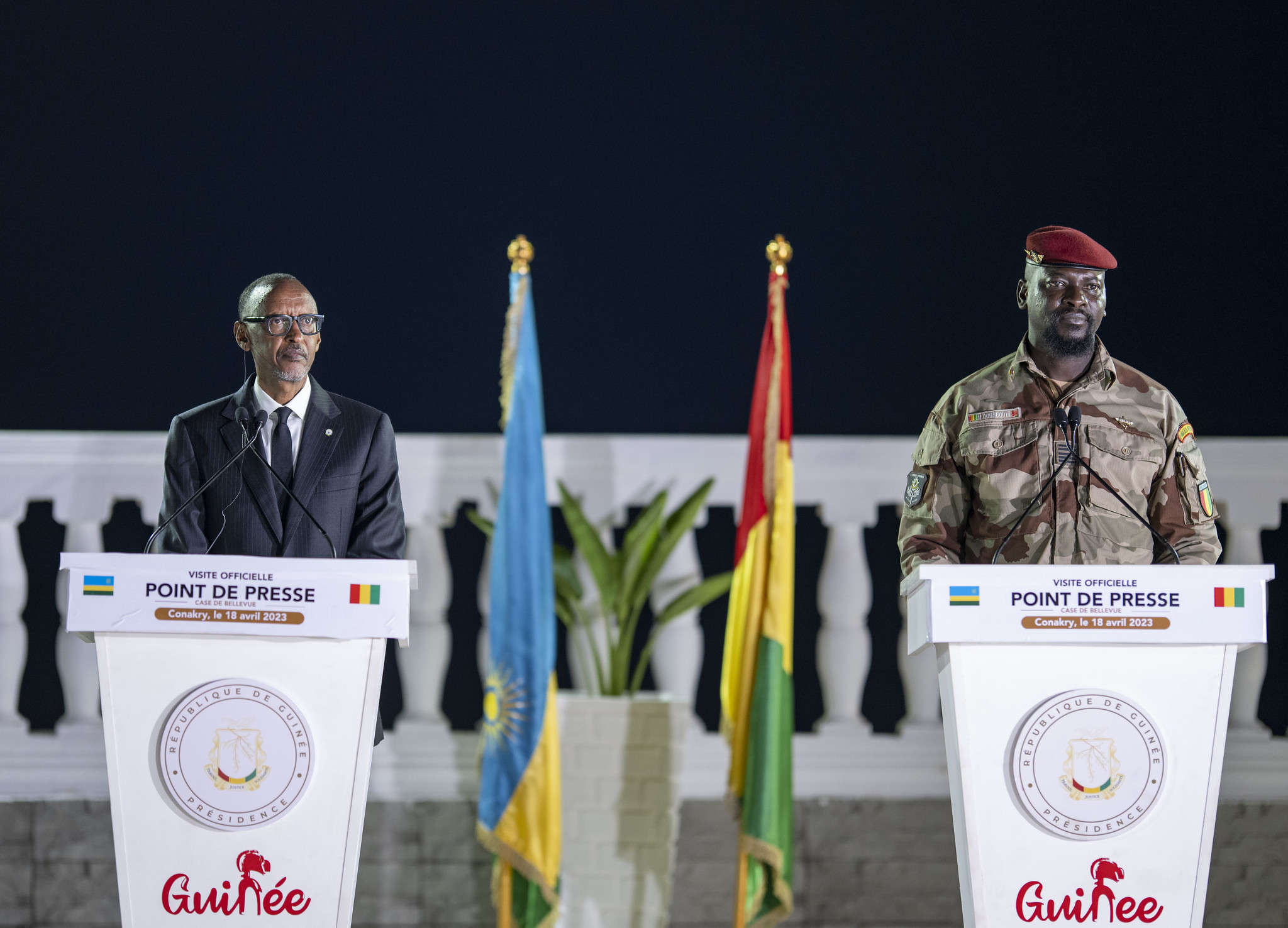 Perezida Kagame ategerejwe mu ruzinduko rw’akazi muri Guinea