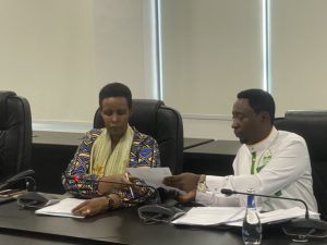 Dr Habineza Frank yashyikirije NEC kandidatire ye ku mwanya wa Perezida