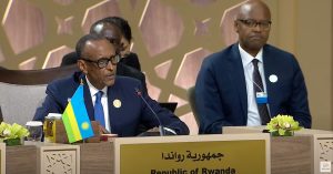 Perezida Kagame mu nama yiga ku kibazo cy’intambara muri Gaza