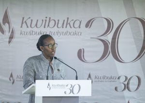 Kwibuka30: Madamu Jeannette Kagame yasabye Abanyarwanda kwigira ku Basesero