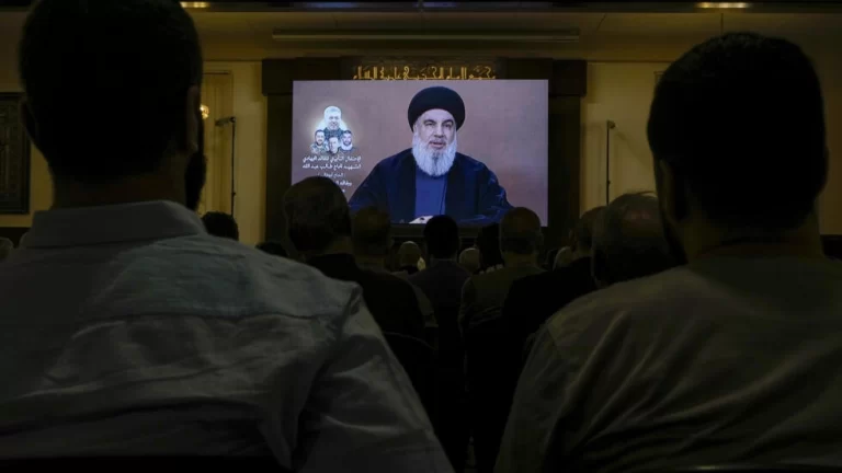 Libani: Umuyobozi wa Hezbollah, Hassan Nasrallah yibasiye Isiraheli na Chypre