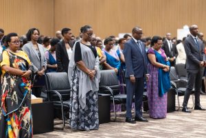 Jeannette Kagame yashimiye AVEGA Agahozo uruhare yagize mu budaheranwa