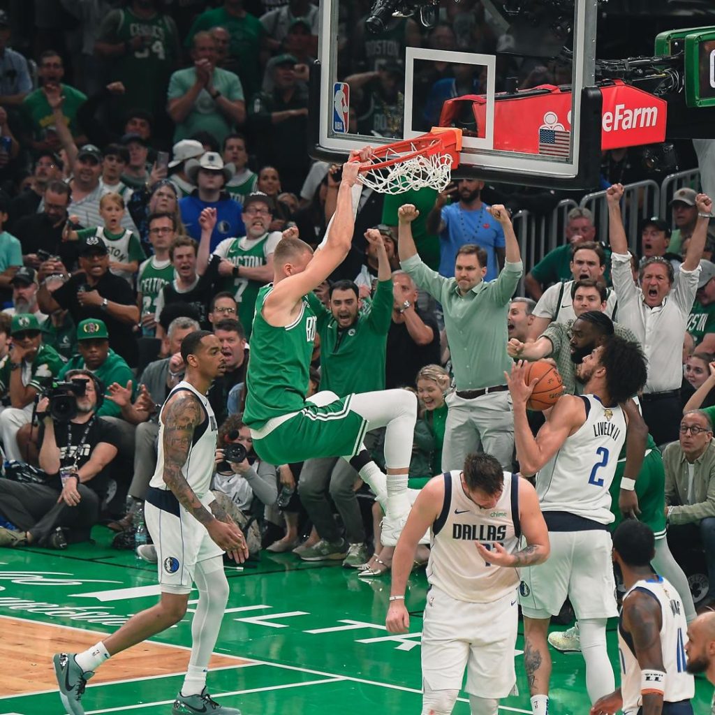 NBA: Boston Celtics yegukanye Igikombe cya Shampiyona cya 18 yandika amateka