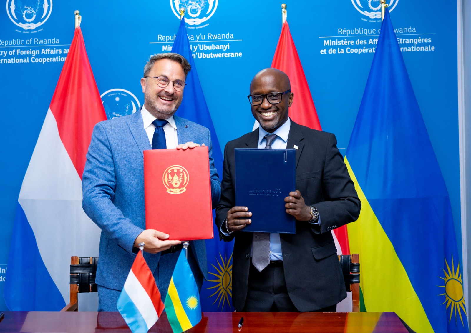 U Rwanda na Luxembourg byiyemeje gufatanya mu iterambere