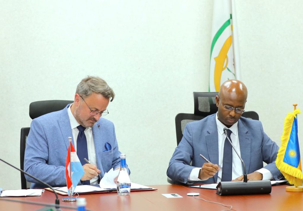 U Rwanda na Luxembourg byasinye amasezerano ya miliyari zisaga 16 Frw