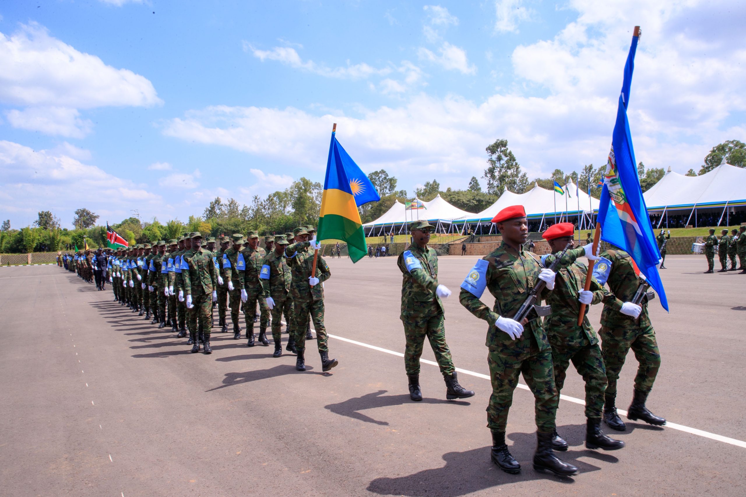 Ingabo z’u Rwanda zahaye ikaze abitabiriye Ushirikiano Imara2024