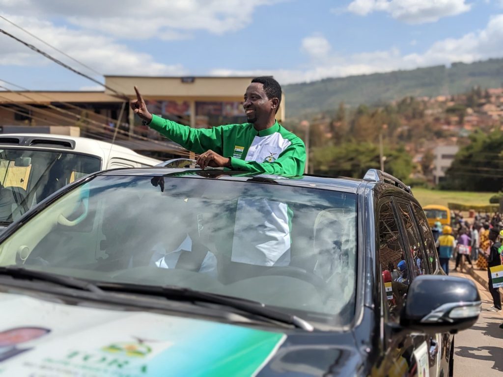 Dr Habineza Frank yiyamamaje abwira abaturage ko Green Party itabeshya