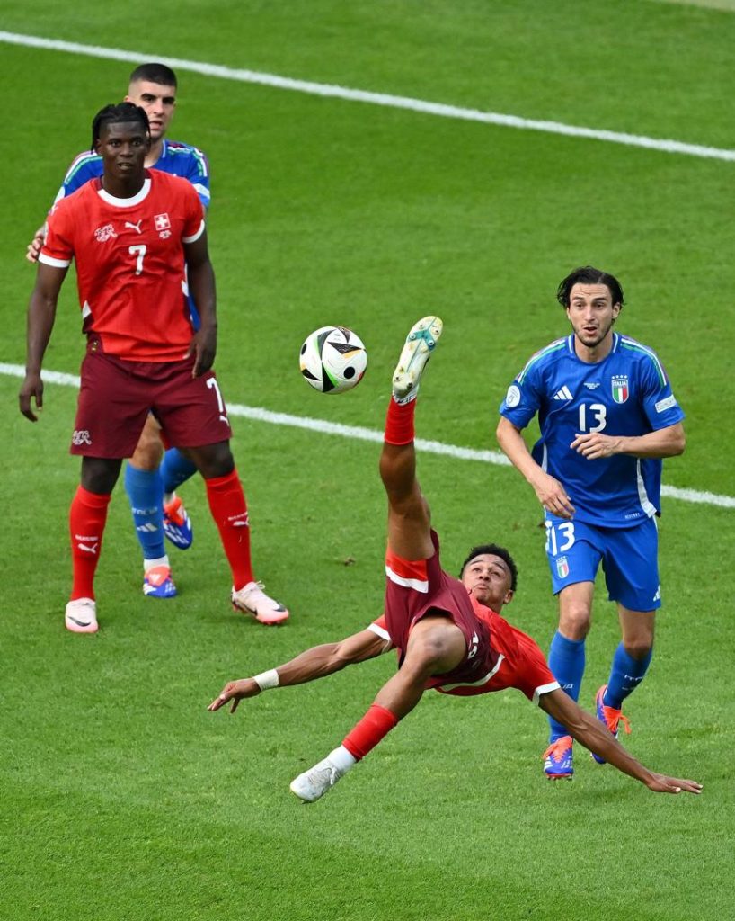 Euro 2024: u Butaliyani bufite igikombe giheruka bwasezerewe n’u Busuwisi