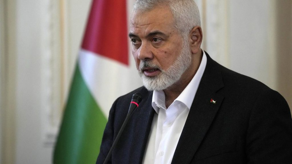 Umuyobozi wa Hamas Ismail Haniyeh yiciwe muri Tehran