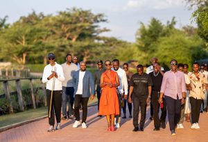 Perezida Kagame yakiriye abahanzi yabyemereye yiyamamaza (Amafoto)