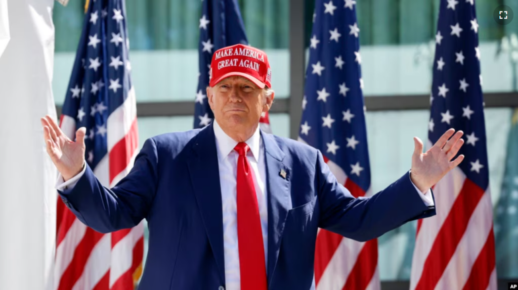 Trump ashaka kongera kuyobora manda ya Gatatu