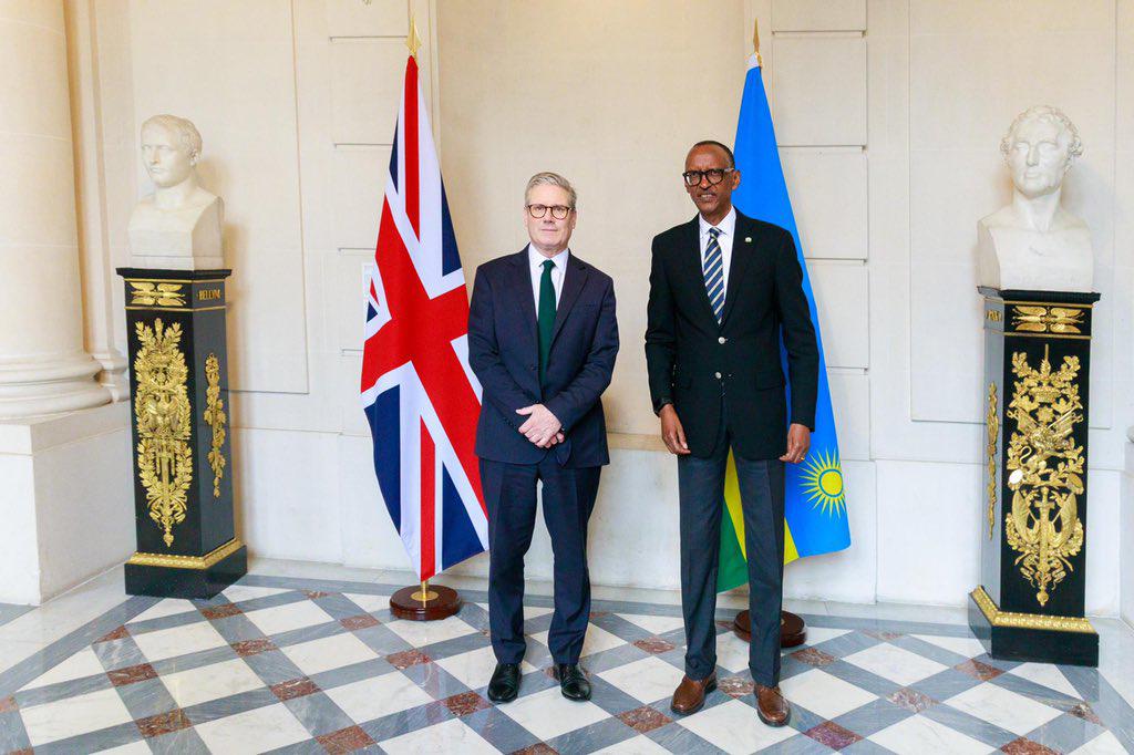 Perezida Kagame yahuye na Minisitiri w’Intebe w’u Bwongereza